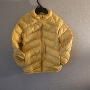 Wonder Nation Kids' Sunny Yellow Puffer Jacket